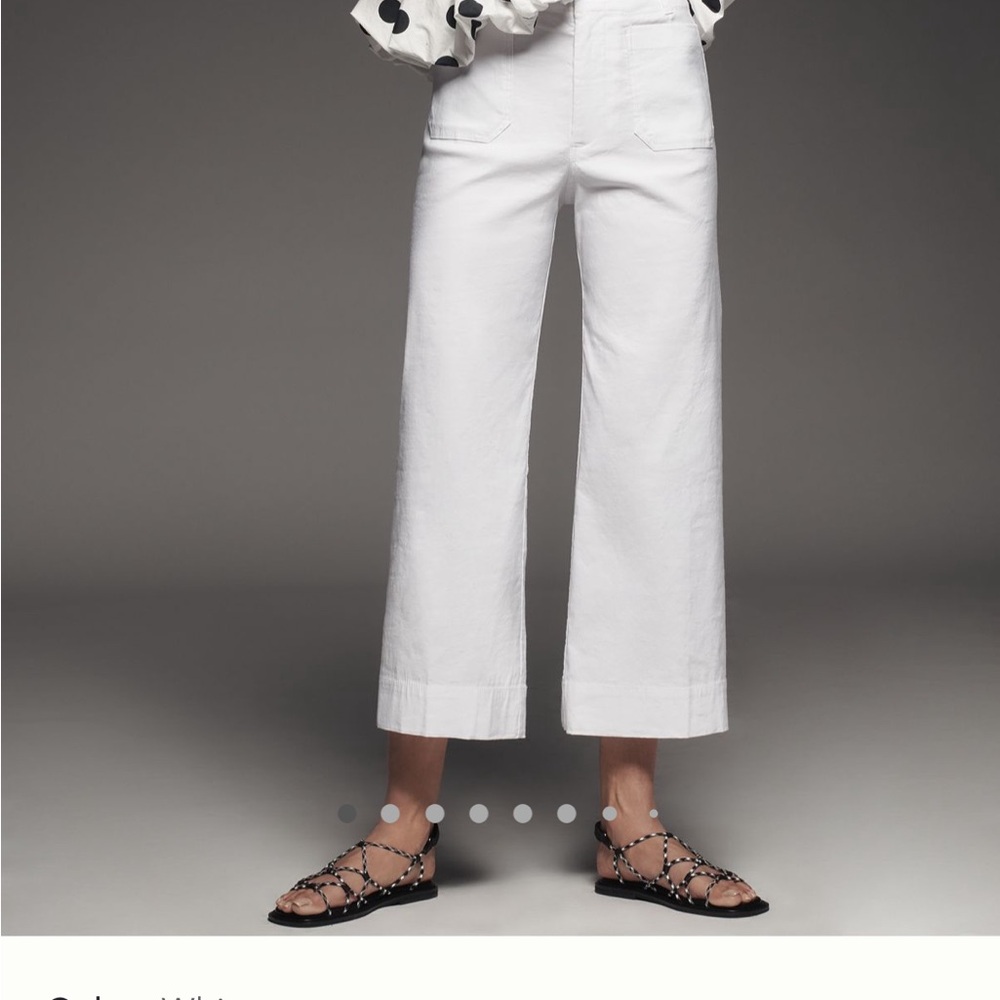 Collette crop wide leg pants by Maeve from Anthropolie size 25